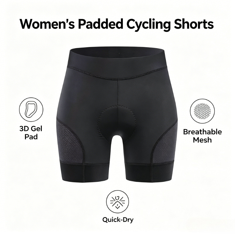 Mountain Biking Shorts Women - Kadınlar için 3D Jel Dolgulu Yüksek