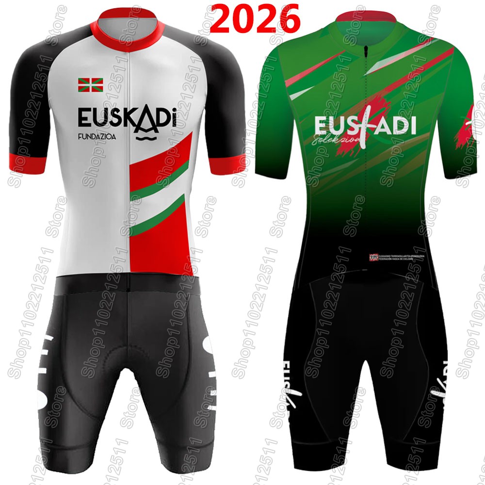 Mountain Biking Uniform - Euskadi Takımı Bisiklet Forması 2026 Seti