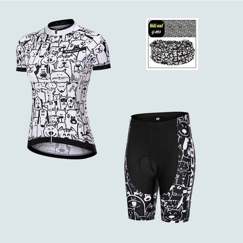 Mountain Biking Shorts Women - Kadın Bisiklet Forması Takımı, Kısa Kollu