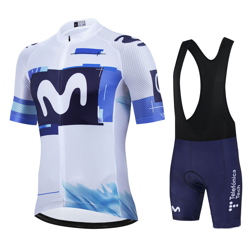 Mountain Biking Uniform - Movistar Pro Team Yaz Bisiklet Forması