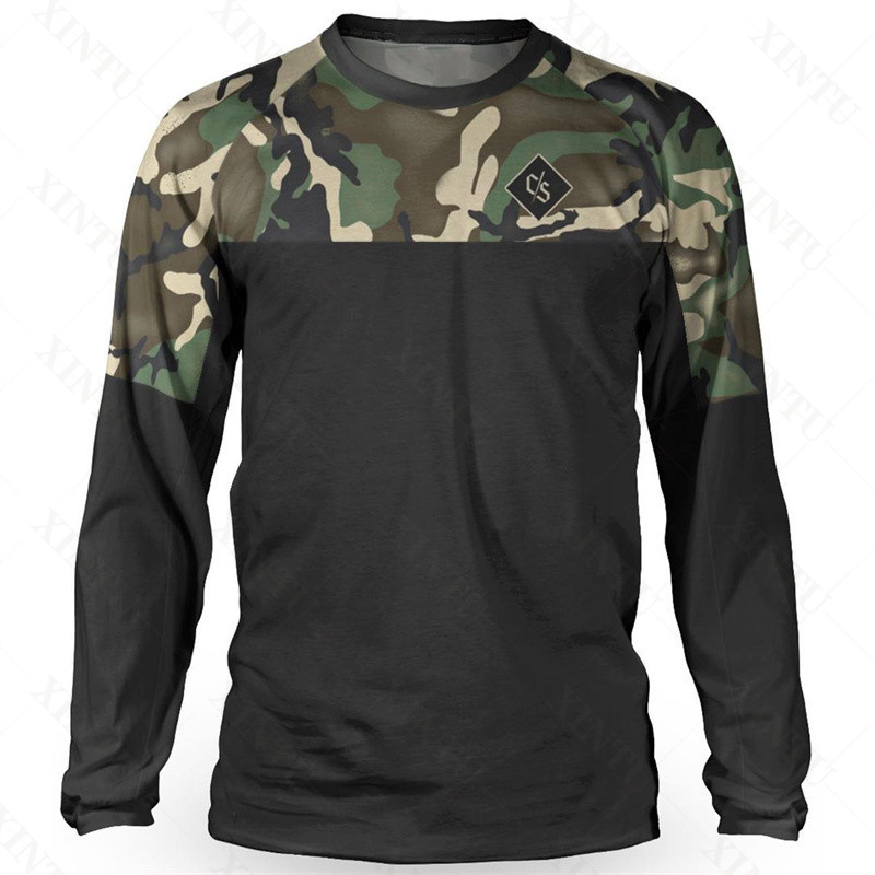 Mountain Biking Uniform - Gevşek binici erkek Jersey DH Motocross