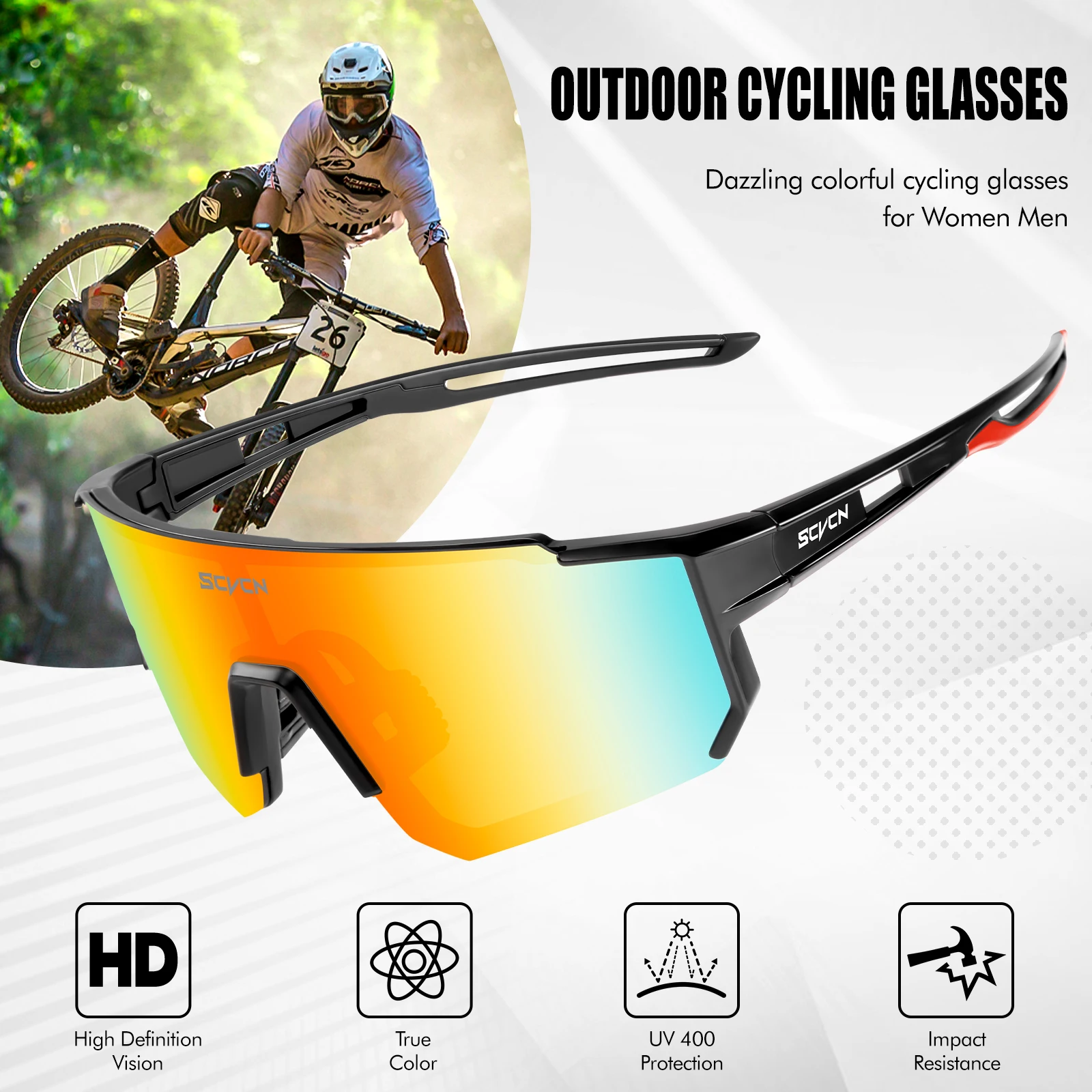 SCVCN Yeni Fotokromik Bisiklet - Mountain Biking Sunglasses incelemesi ve fiyatı