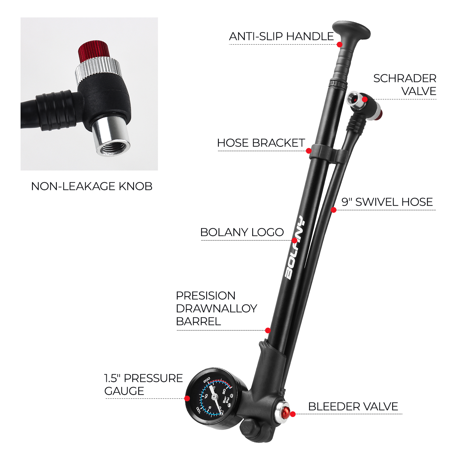 BOLANY Suspension hava şok bis - Shock Pump Suspension incelemesi ve fiyatı