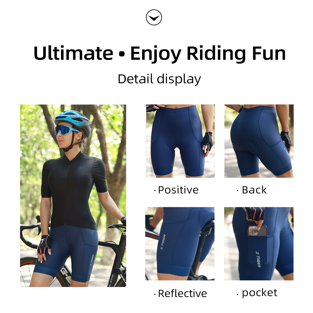 X-Tiger Mavi Bisiklet Şort Bis - Mountain Biking Shorts Women incelemesi ve fiyatı