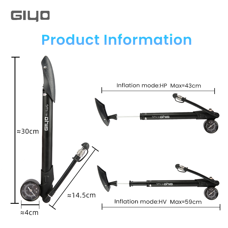 Giyo GS-41P 300psi Bisiklet Şo - Shock Pump Suspension incelemesi ve fiyatı