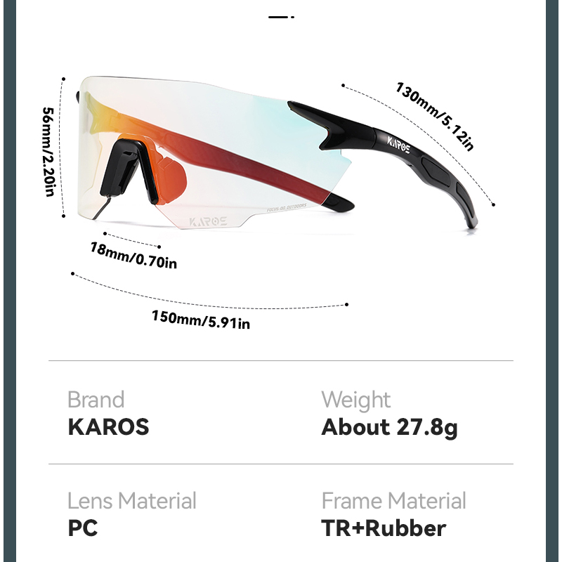 KAROS Fotokromik Bisiklet Gözl - Mountain Biking Sunglasses incelemesi ve fiyatı
