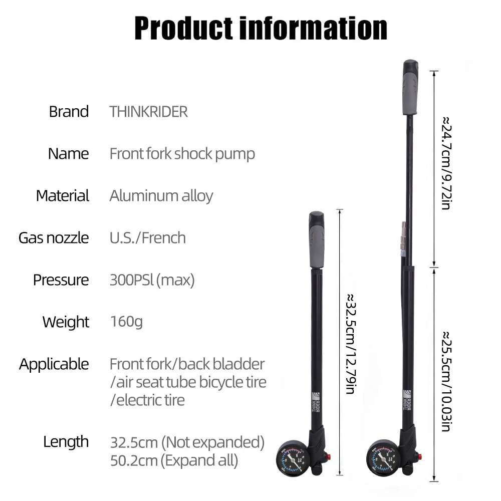 ThinkRider Taşınabilir Yüksek  - Shock Pump Suspension incelemesi ve fiyatı